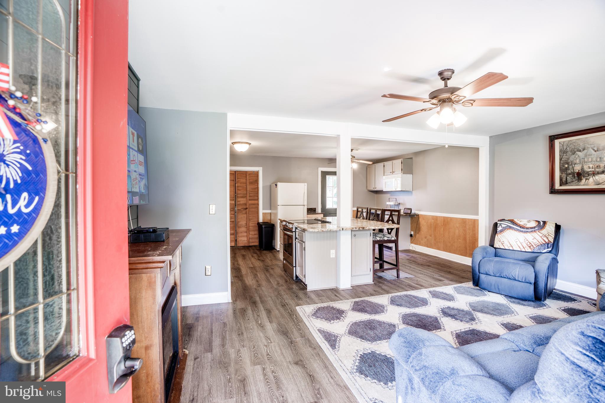Entry into an open living space