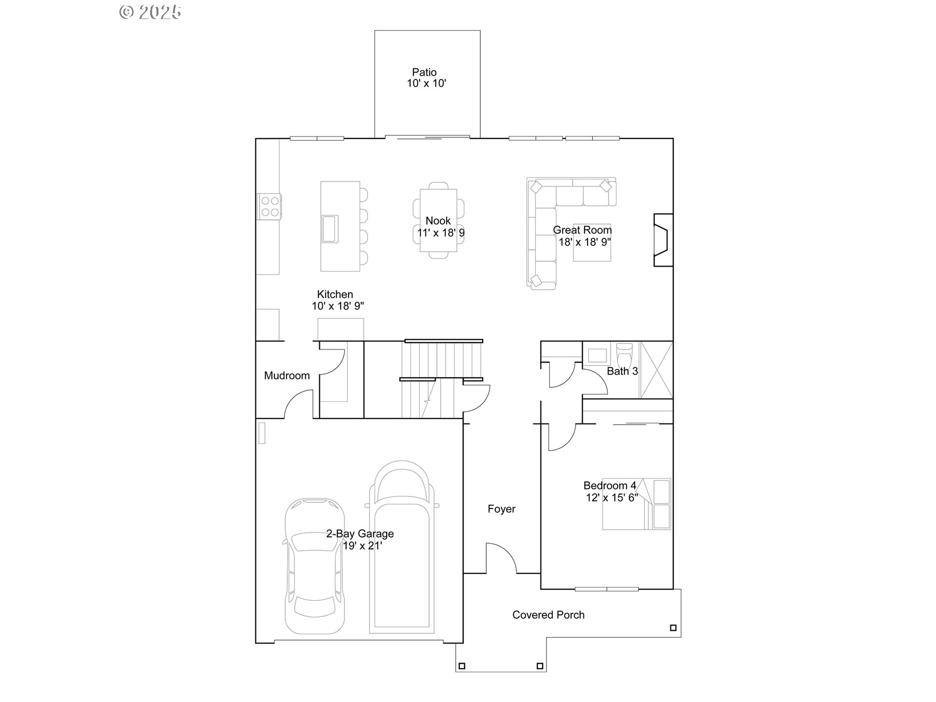 16698 Southwest Rubicon Lane Portland, OR 97224 - Photo 24 of 28 a picture of a wall with a white wall and a large window