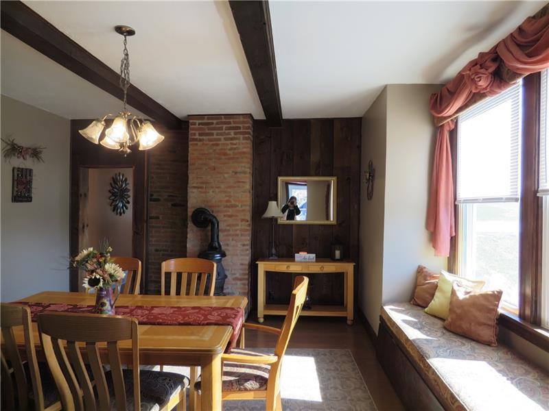 405 Soose Road Pittsburgh, PA 15209 - Photo 8 of 24 Beamed Ceilings in Dining Room