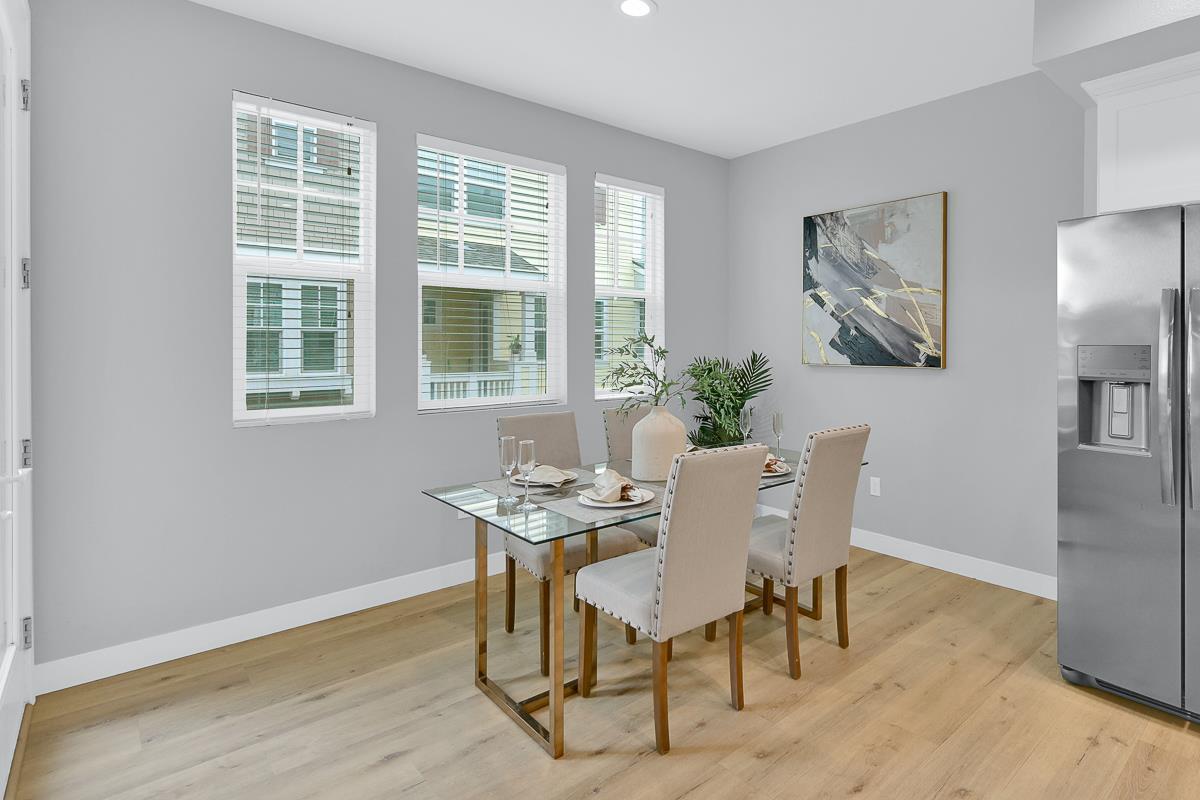 334 Circuit Way Mountain View, CA 94043 - Photo 13 of 48 a view of a dining room with furniture window and outside view