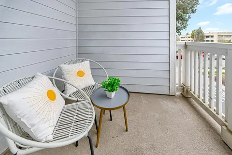 a view of a garage