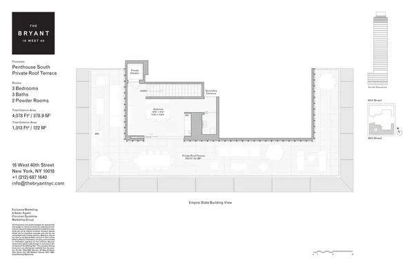 $14,950,000 | 16 West 40th Street, Unit PHS | Bryant Park