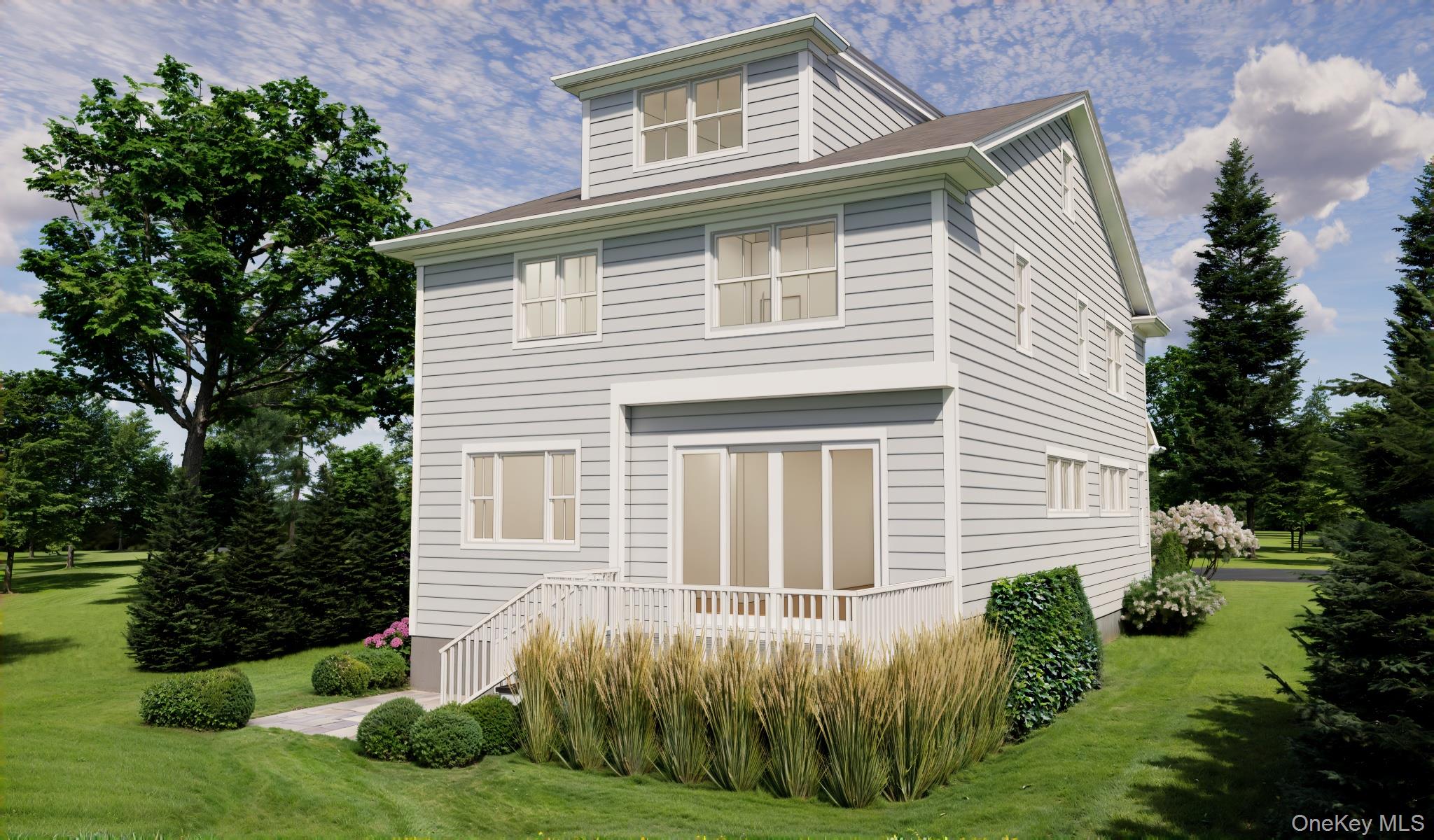 271 Madison Road Scarsdale, NY 10583 - Photo 3 of 9 Large Marvin glass doors allow light to shine in and provide easy access to covered deck and backyard