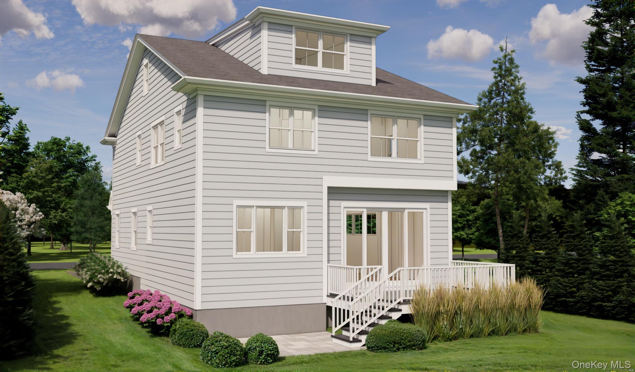 271 Madison Road Scarsdale, NY 10583 - Photo 4 of 9 Covered deck leading to patio — perfect for relaxing or entertaining outdoors
