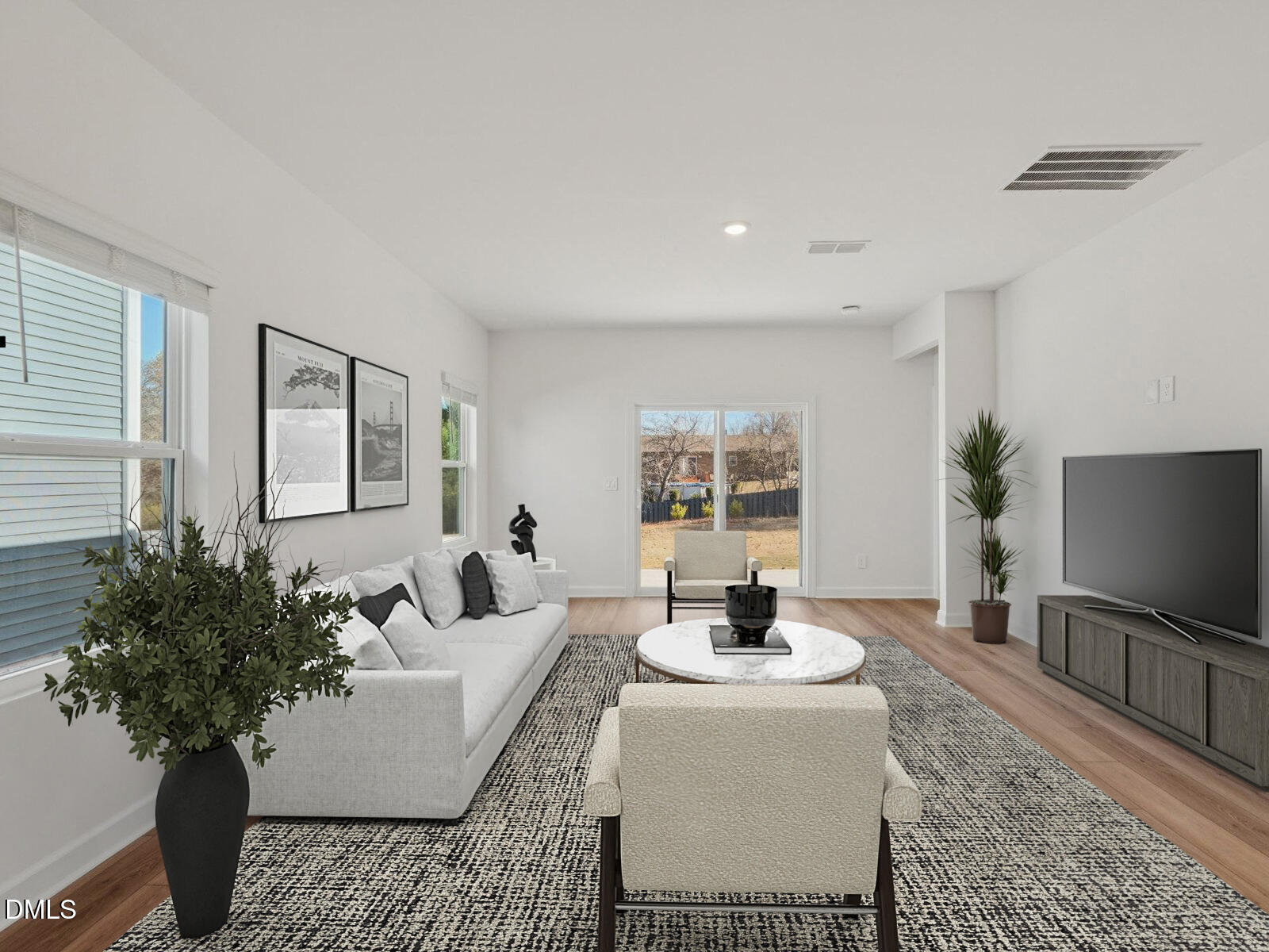 1502 Hatteras Road Durham, NC 27703 - Photo 12 of 24 5 - Living Room