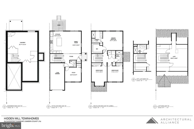 a black and white photo of a living room