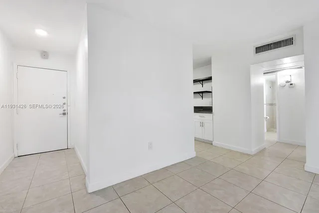 a view of front door