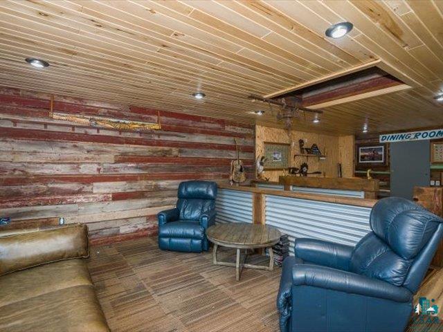 5508 Nordling Road Duluth, MN 55804 - Photo 38 of 58 Bonus area featuring wood walls and wooden ceiling