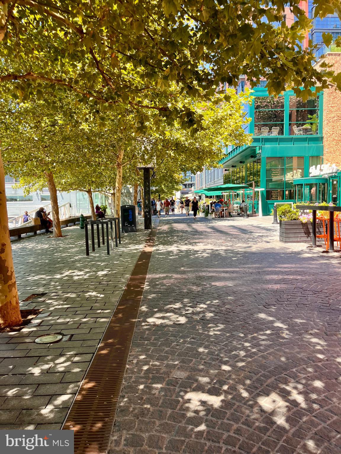 1340 4th Street Southwest, Unit T1340 Washington, DC 20024 - Photo 32 of 40 a view of a street with houses on both side