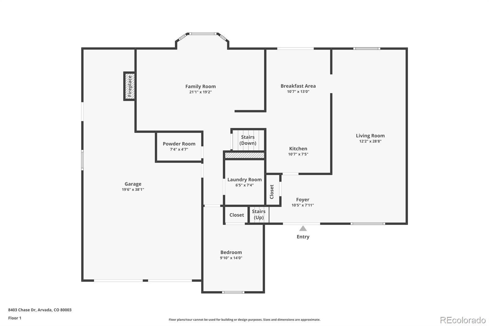 8403 Chase Drive Arvada, CO 80003 - Photo 37 of 39 a picture of a room with a white wall and white refrigerator