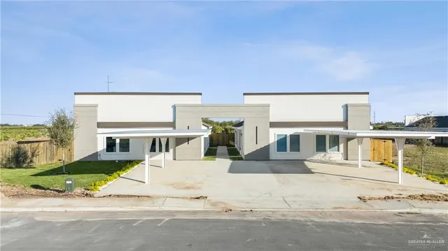 front view of house with a street