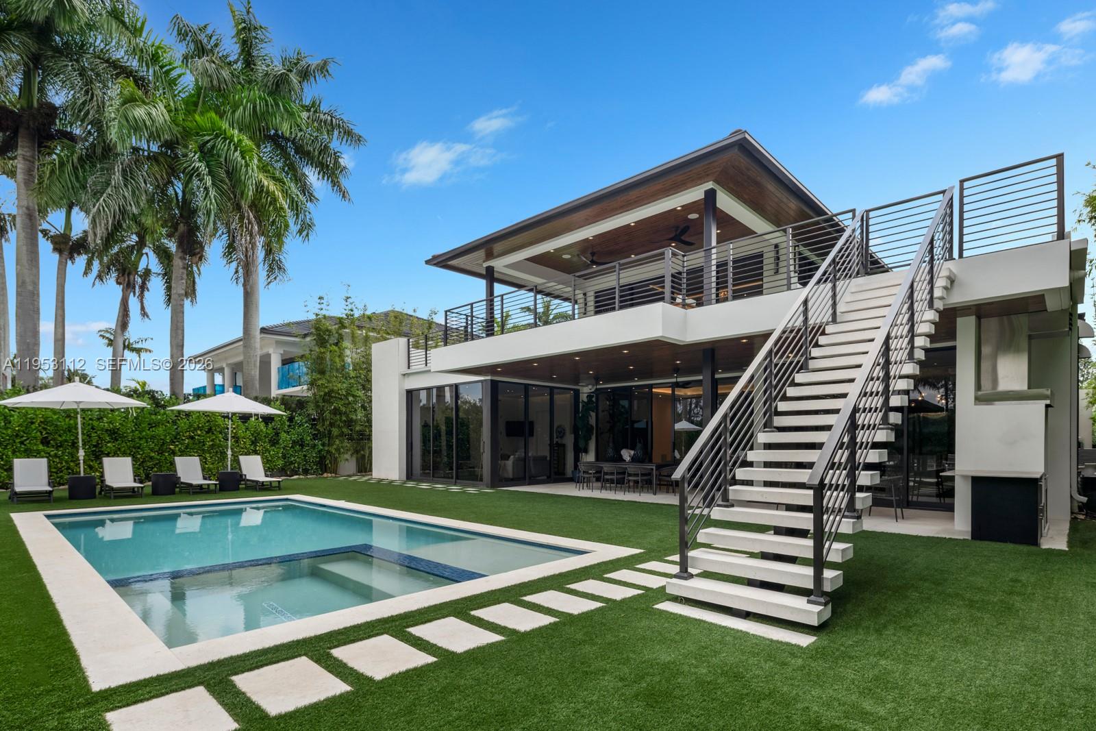 6031 Southwest 88th Street Miami, FL 33156 - Photo 42 of 81 a view of a house with a backyard