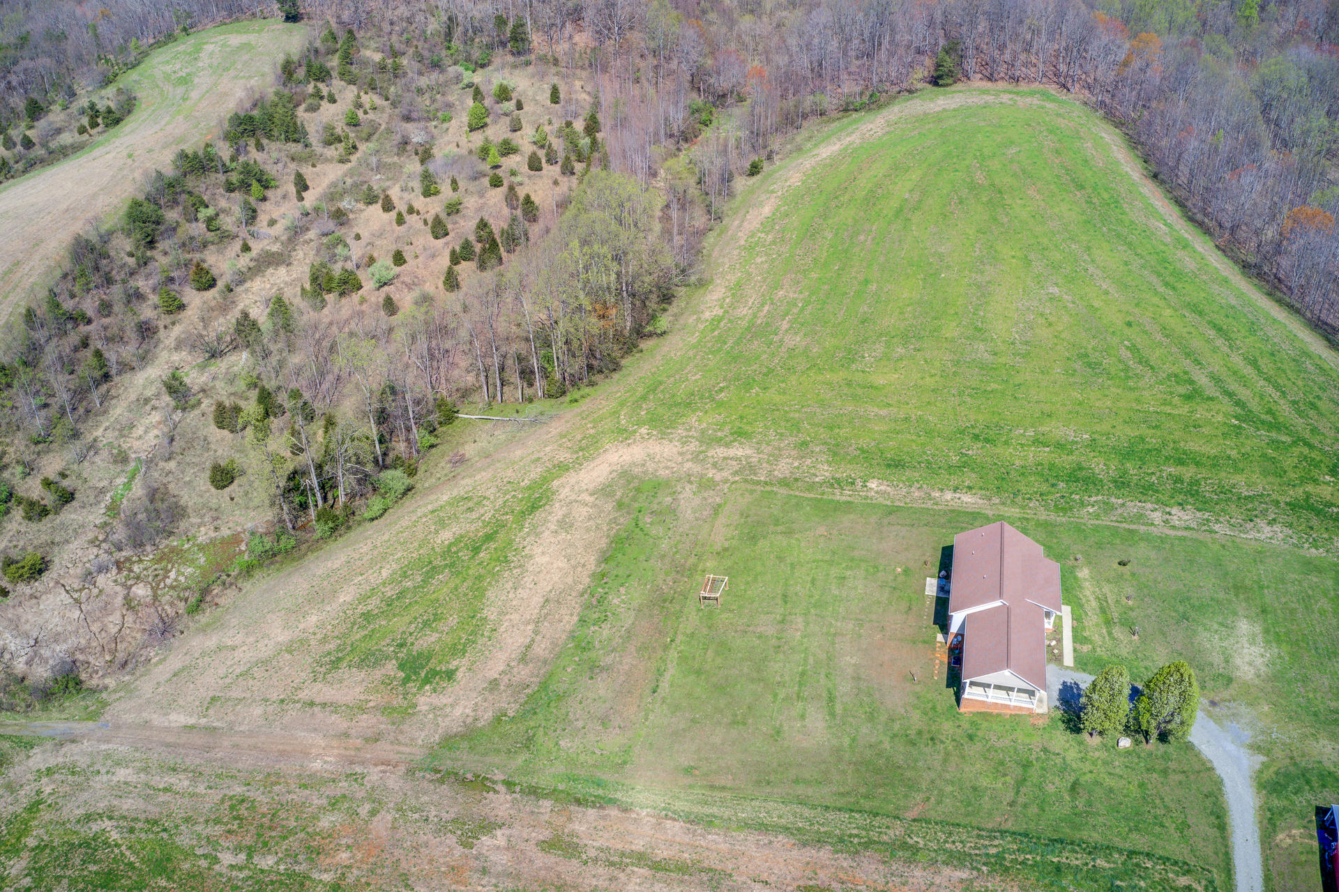 3007 Sandy Level Road Goodview, VA 24095 - Photo 24 of 51 a aerial view of a yard