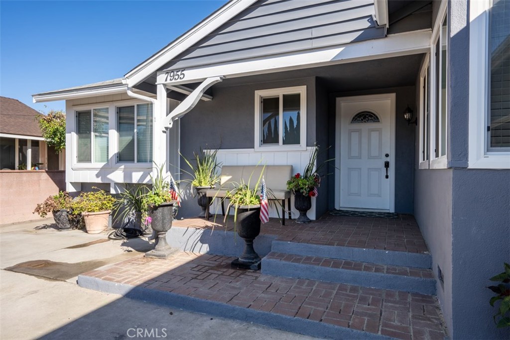 a view of a house with sitting area