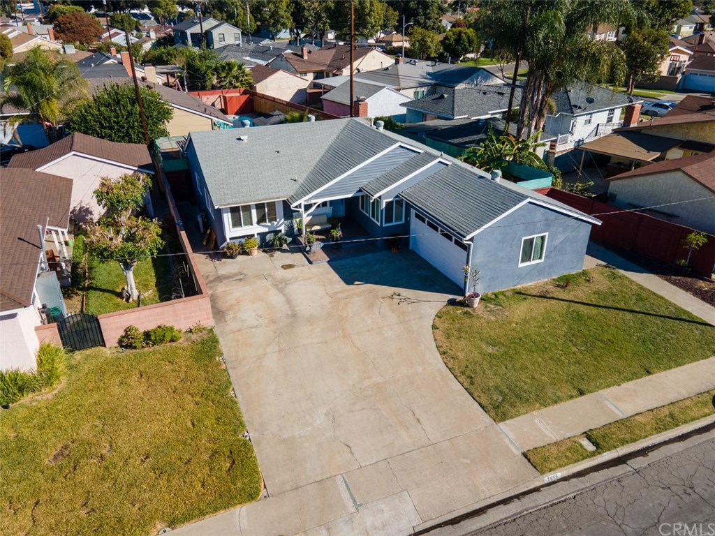 7955 Brookpark Road Downey, CA 90240 - Photo 24 of 27 an aerial view of a house with a yard