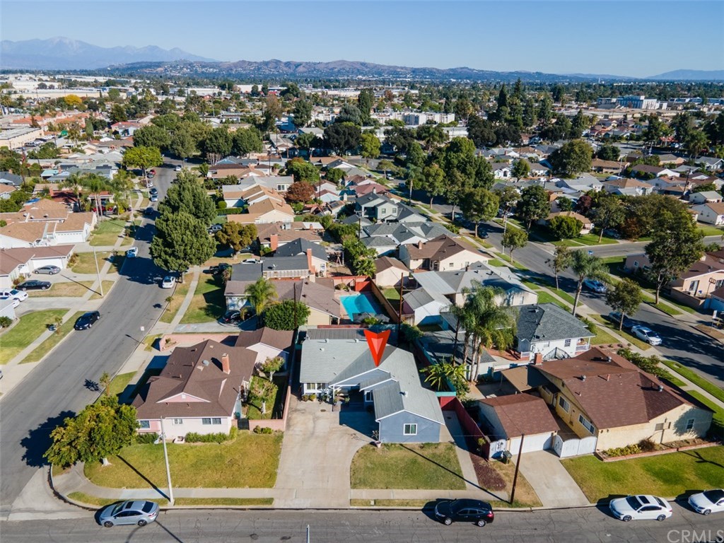 7955 Brookpark Road Downey, CA 90240 - Photo 26 of 27 an aerial view of residential houses with outdoor space