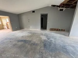 a view of an empty room