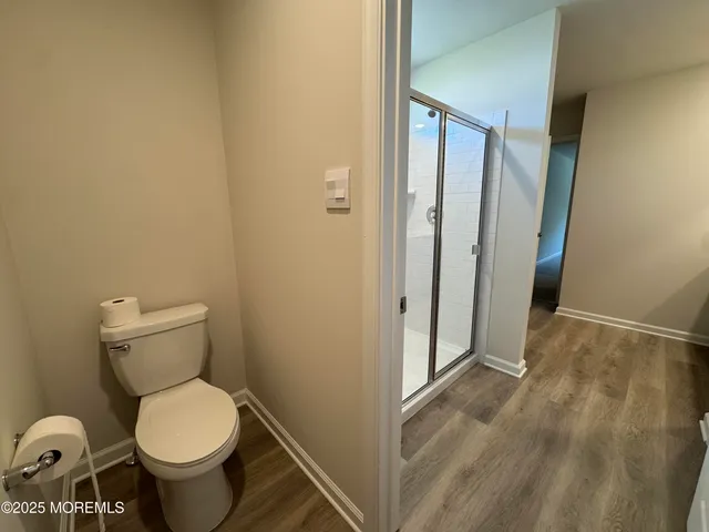 a close view of closet