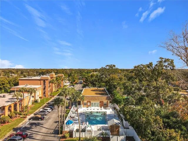 a view of a city with tall buildings