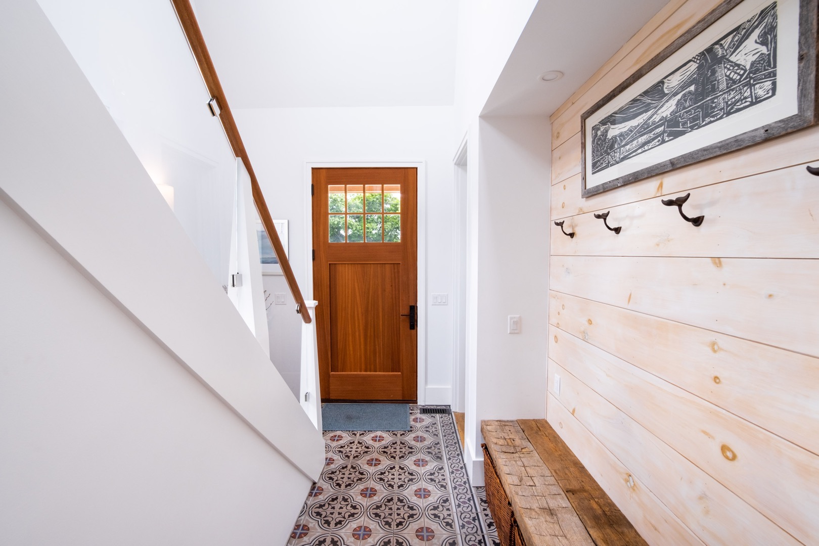 33.5 Vesper Lane Nantucket, MA 02554 - Photo 17 of 55 a view of hallway with stairs and wooden floor
