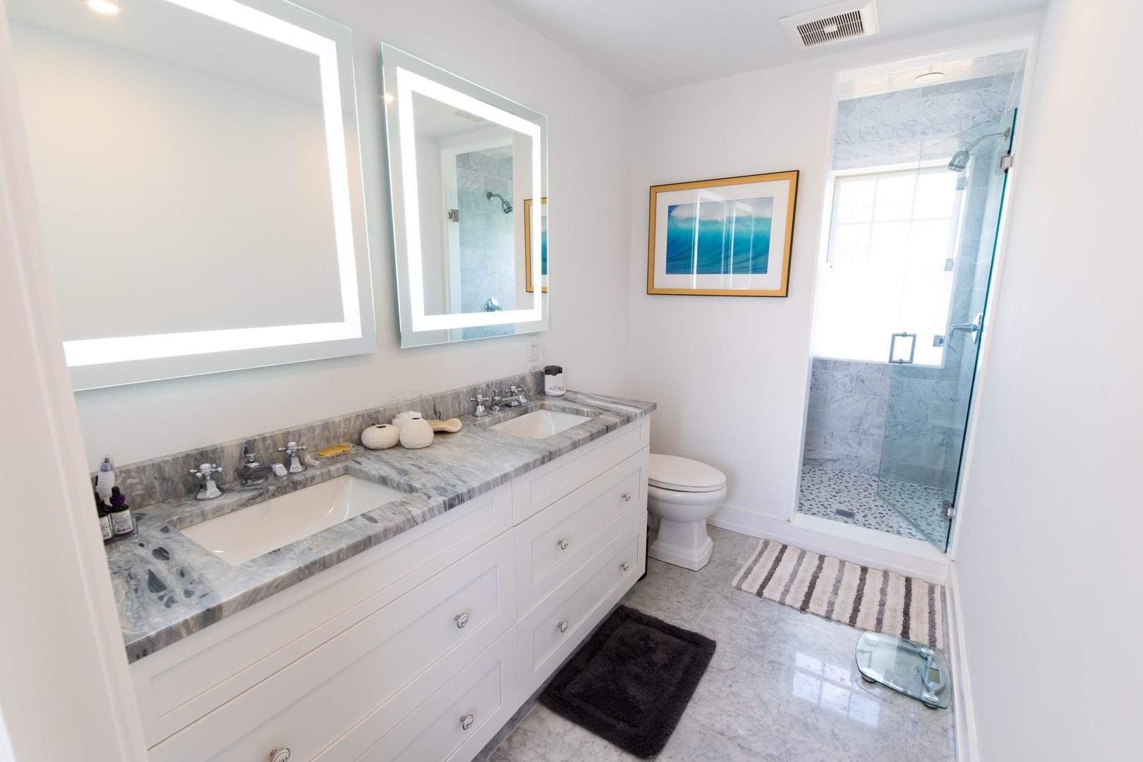 33.5 Vesper Lane Nantucket, MA 02554 - Photo 23 of 55 a bathroom with a sink and a mirror