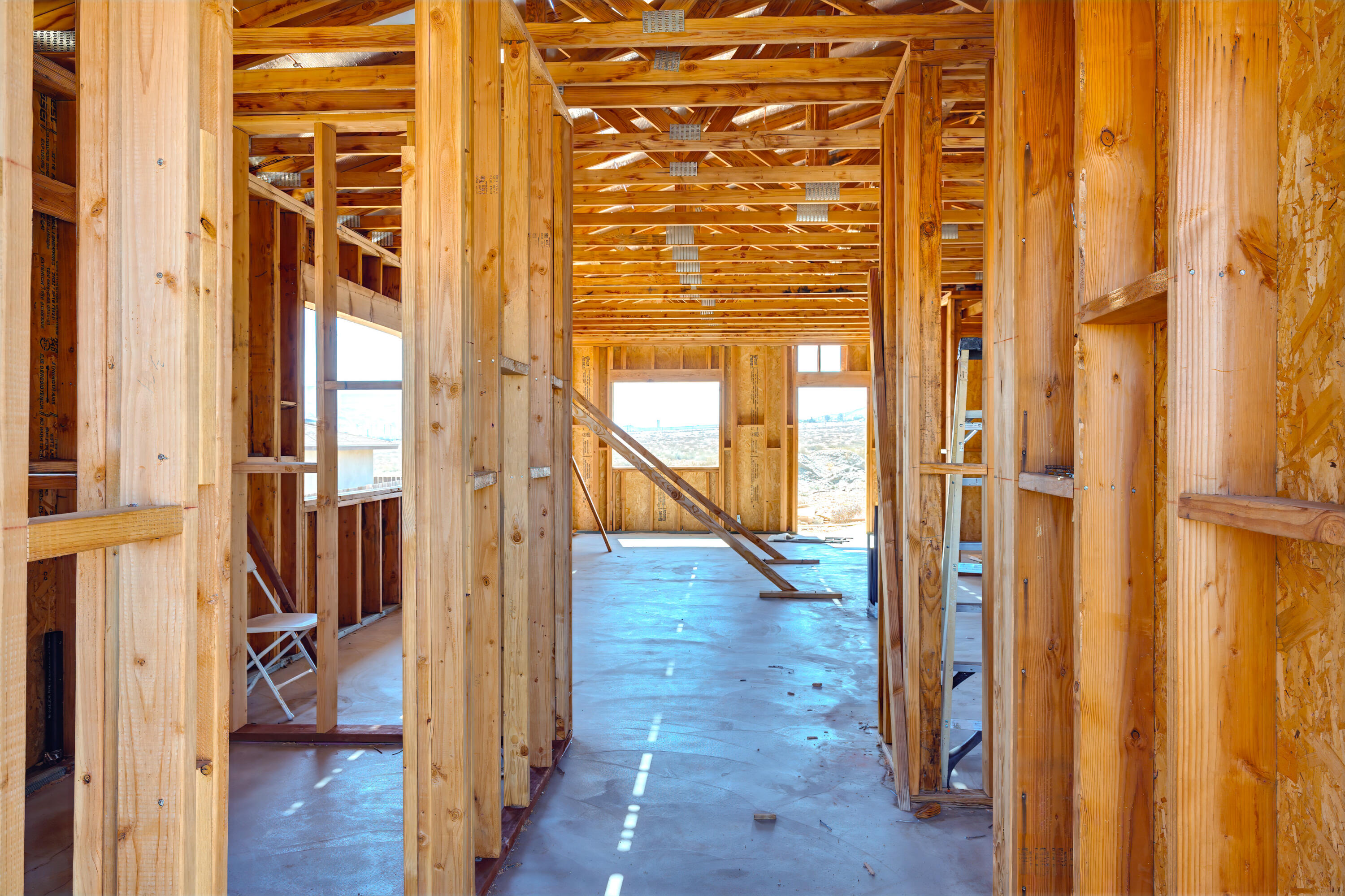 13283 Chaparral Road Whitewater, CA 92282 - Photo 22 of 28 a view of a hallway with wooden floor and entryway