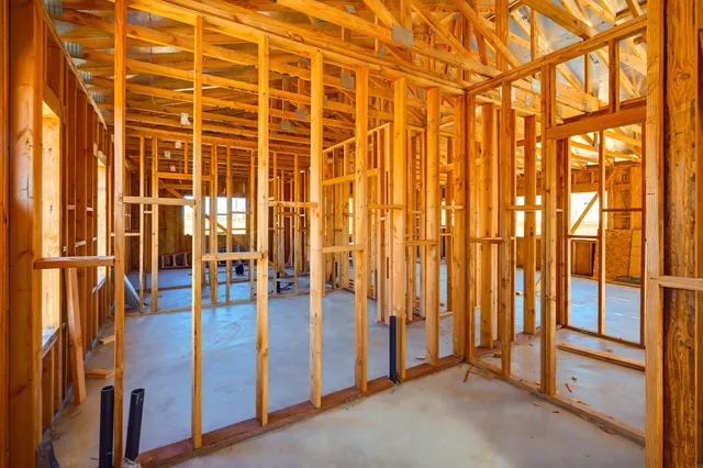 a view of a balcony with door