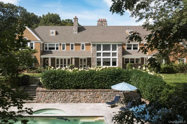 a aerial view of a house