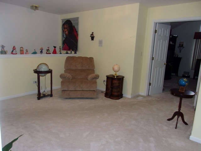 385 Aaron Lane Bolingbrook, IL 60440 - Photo 15 of 20 a living room with furniture and a flat screen tv