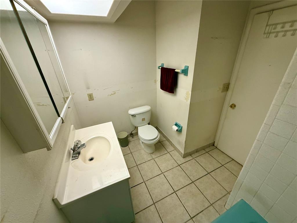 1004 Connecticut Road Tarpon Springs, FL 34689 - Photo 35 of 57 a bathroom with a sink and a toilet