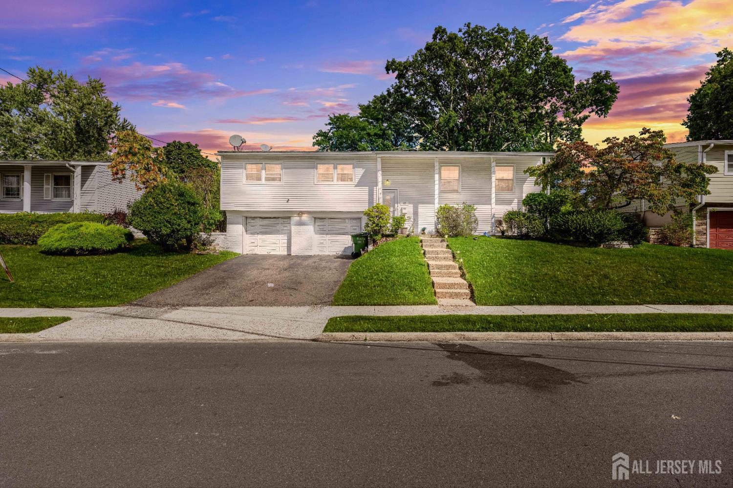 front view of house with a yard