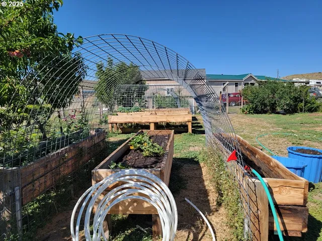 a view of outdoor space and deck