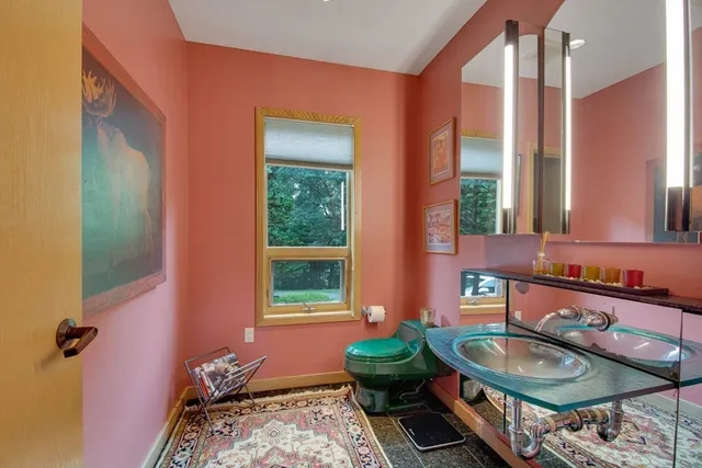 a room with furniture and a window