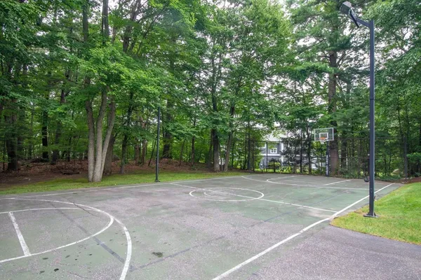 a view of a basketball court