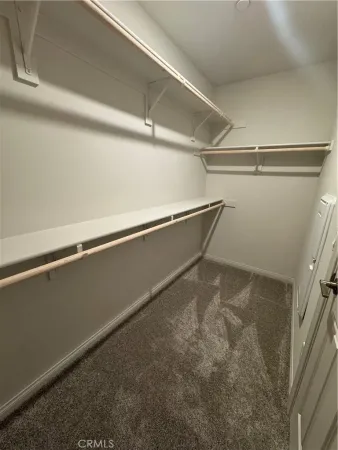 a close view of closet