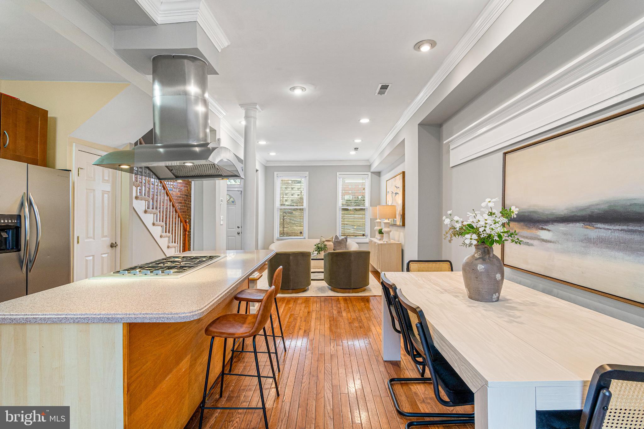 3028 Park Place Northwest Washington, DC 20001 - Photo 6 of 29 Modern elegance in an open-concept space.