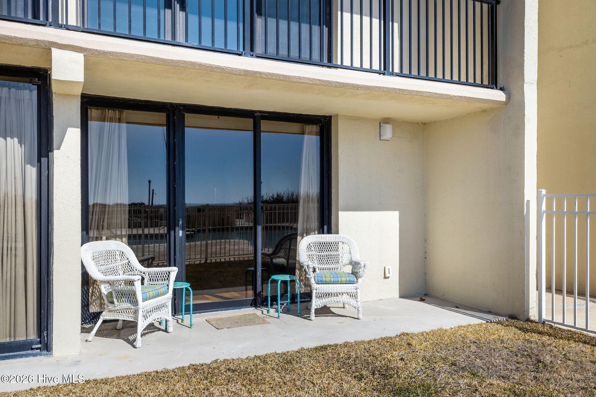 2305 West Fort Macon Road, Unit 107 Atlantic Beach, NC 28512 - Photo 3 of 32 Rear Patio