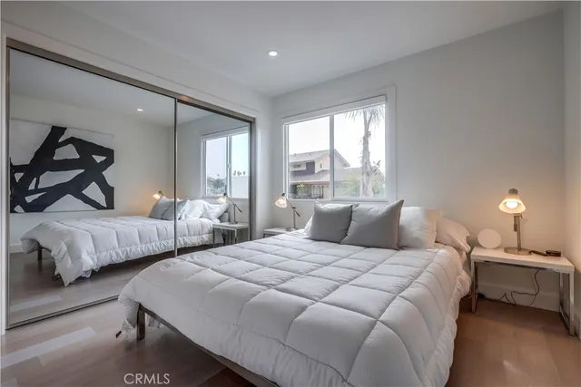 a balcony with wooden floor