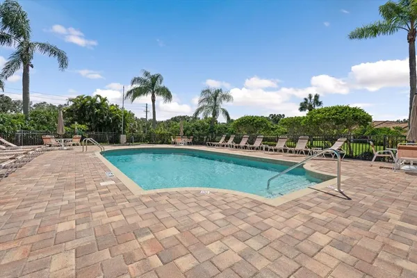 a view of a backyard with a garden