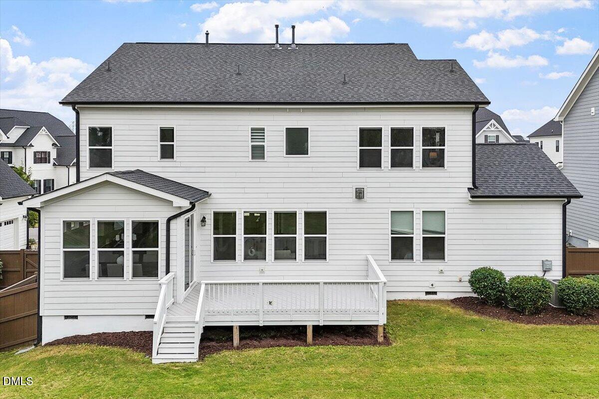 2844 Spring Shade Road Apex, NC 27523 - Photo 40 of 48 a house view with a garden space