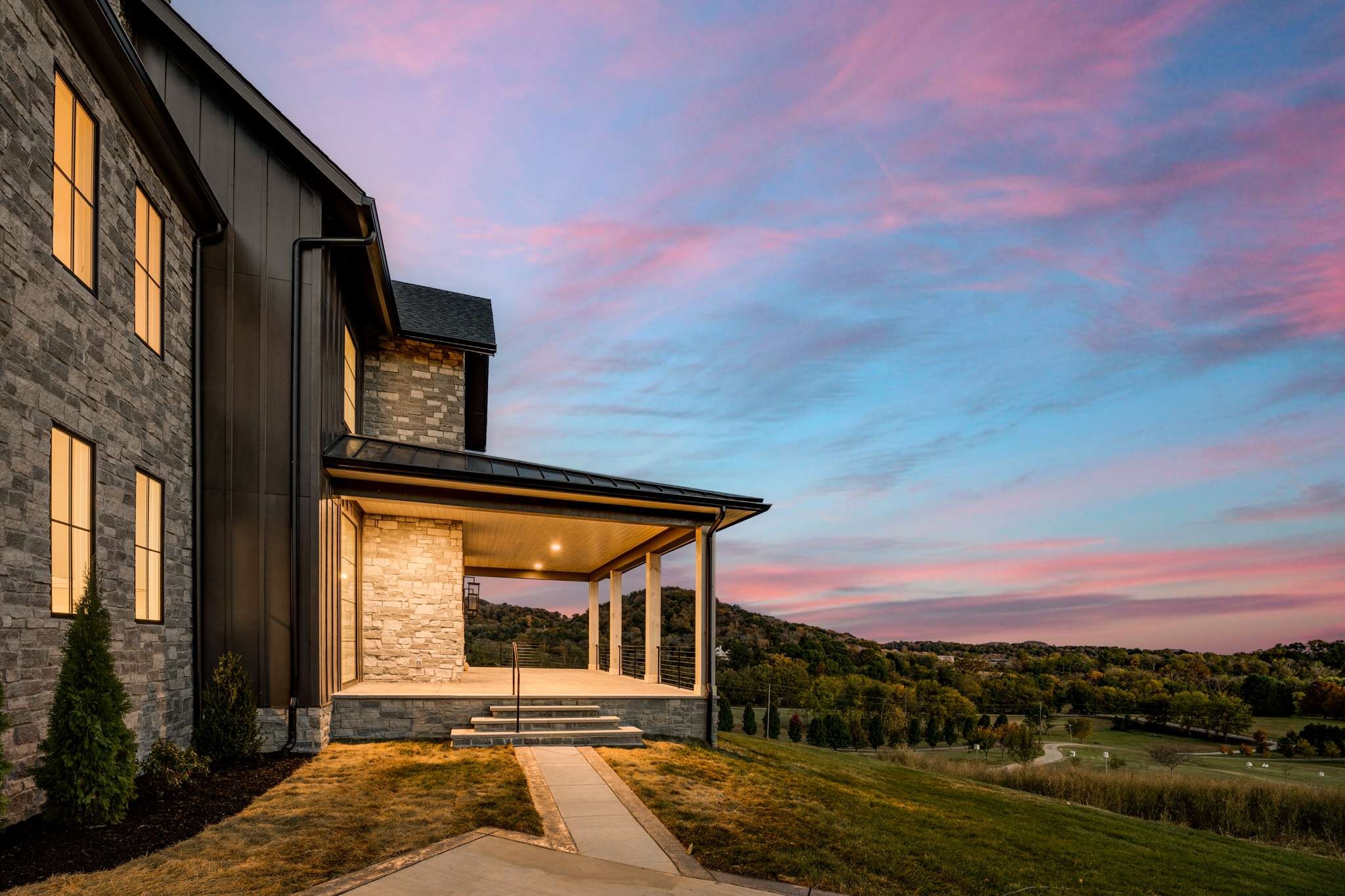 4660 Reed Road Thompson's Station, TN 37179 - Photo 57 of 69 a view of a house with a yard