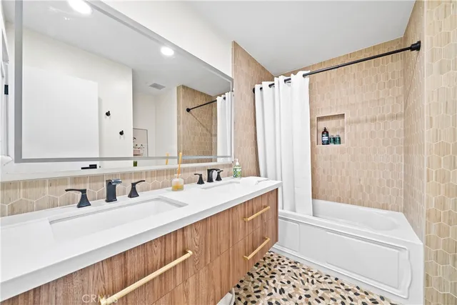 a view of a swimming pool with a yard