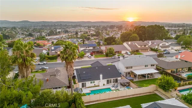 a view of a lake with a lawn