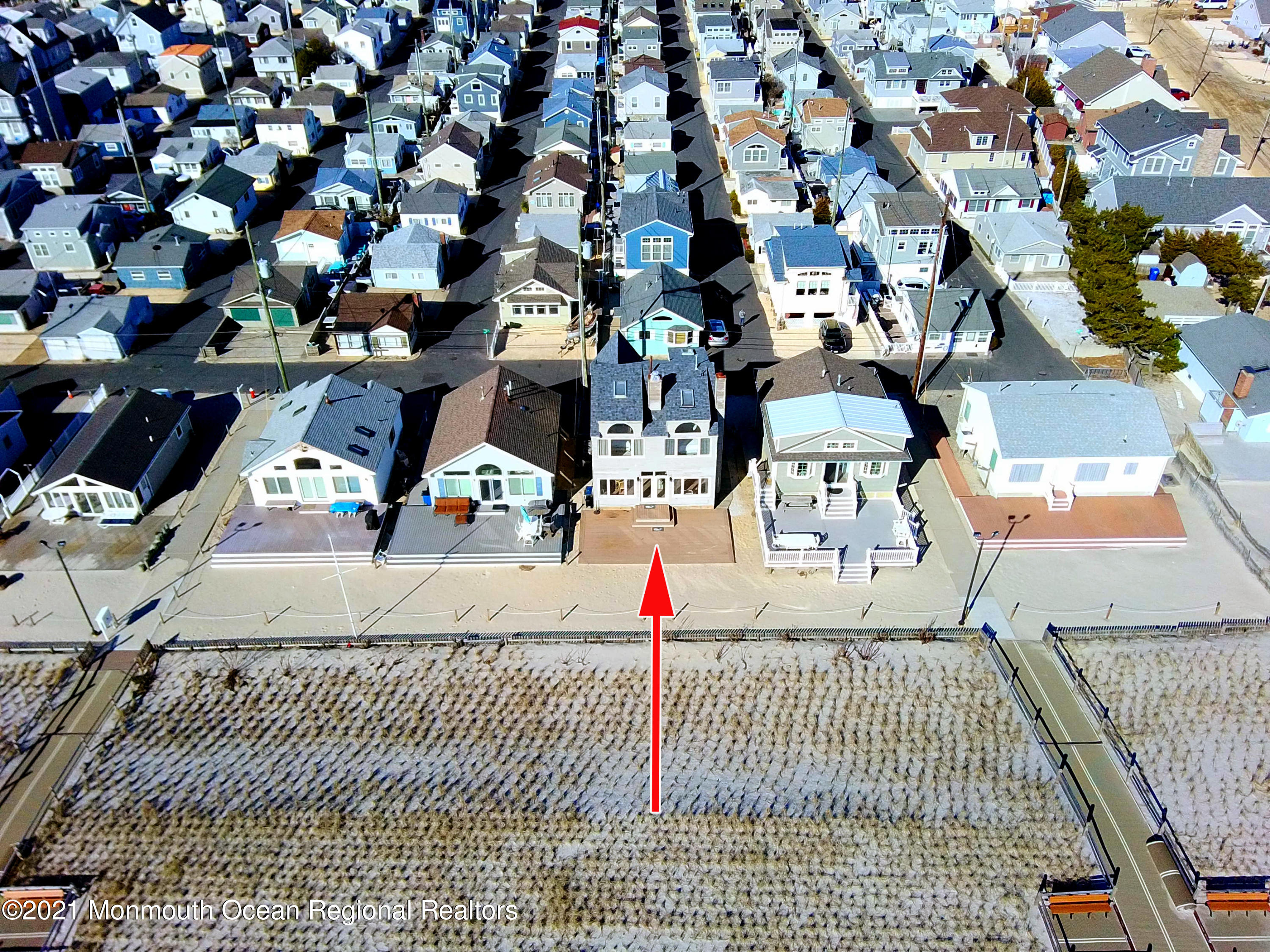 3176 Ocean Road Lavallette, NJ 08735 - Photo 13 of 39 an outdoor space with seating area