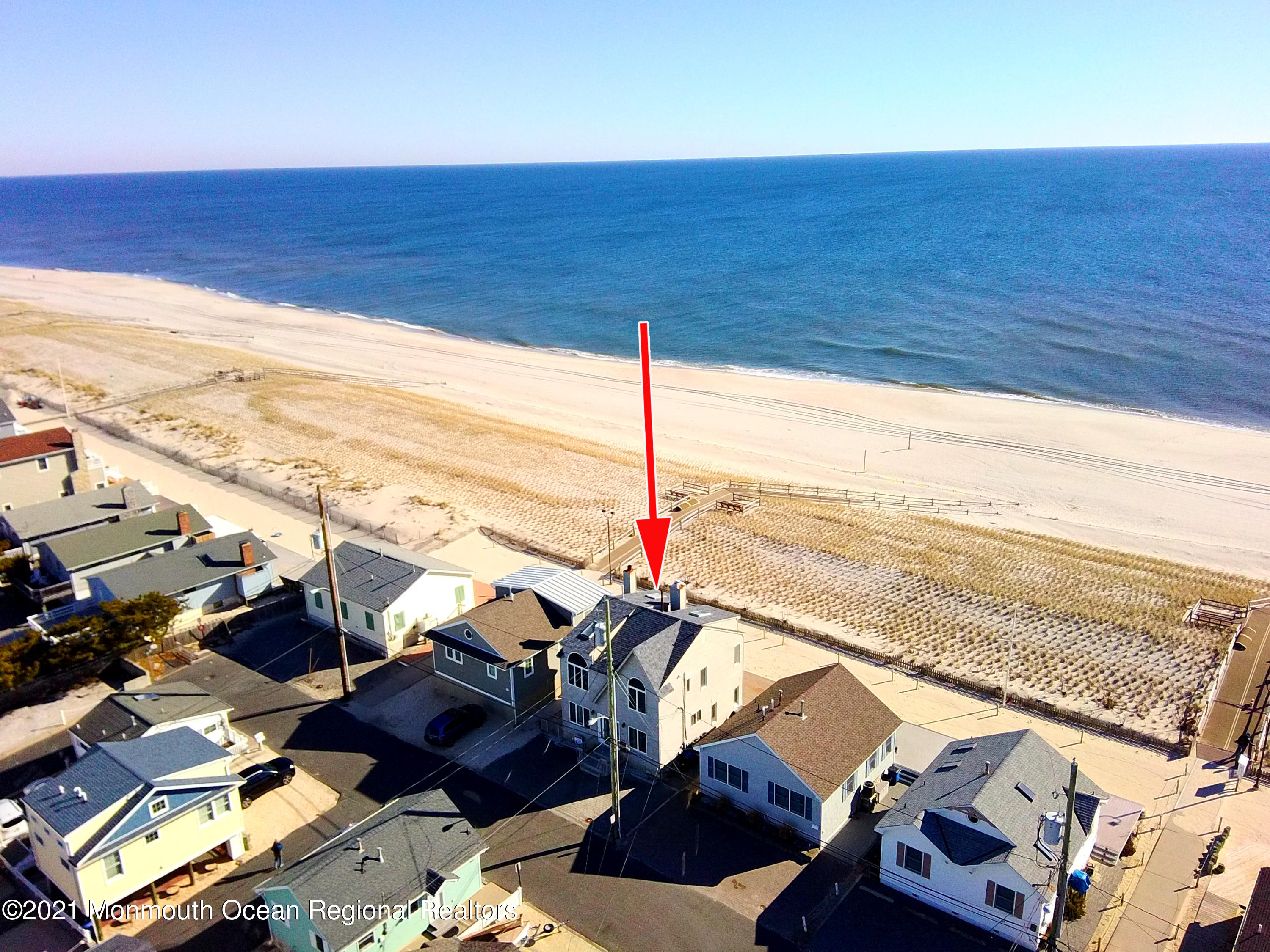 3176 Ocean Road Lavallette, NJ 08735 - Photo 19 of 39 a view of a terrace with sky view