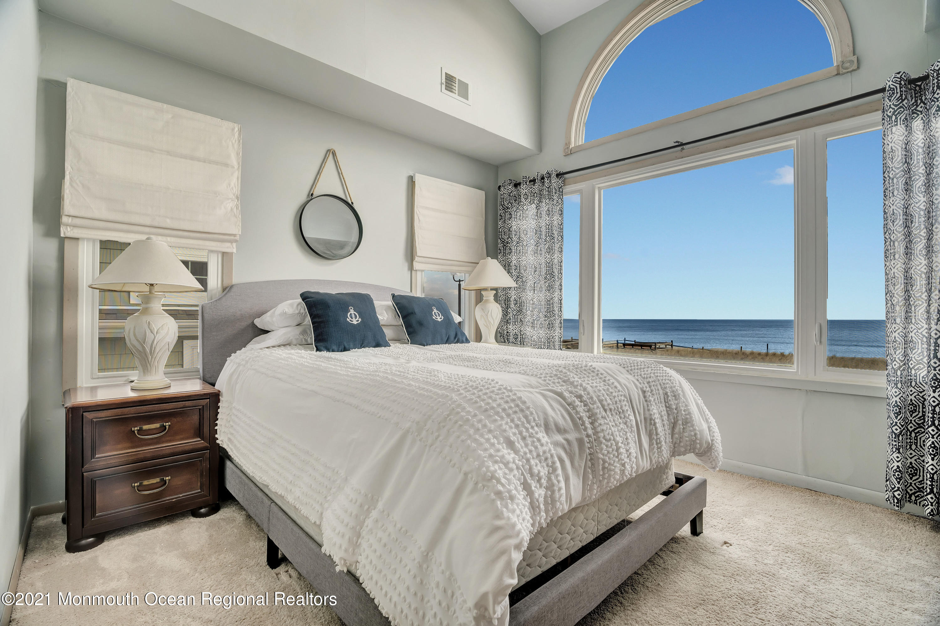 3176 Ocean Road Lavallette, NJ 08735 - Photo 31 of 39 a bedroom with a bed and a window