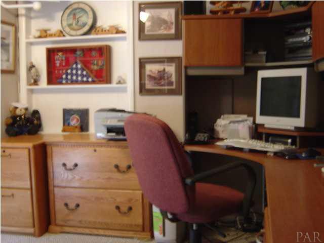 8855 Burning Tree Road Pensacola, FL 32514 - Photo 20 of 24 Currently office, 4th bedroom is L-shape.