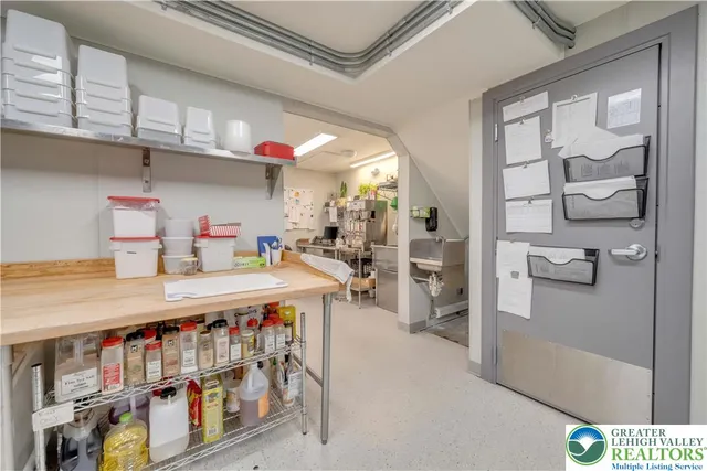 a view of a storage & utility room