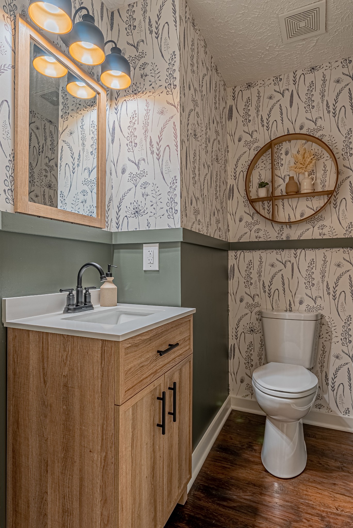 423 Compton Lane Franklin, TN 37069 - Photo 13 of 30 a view of a kitchen with a sink and wooden floor