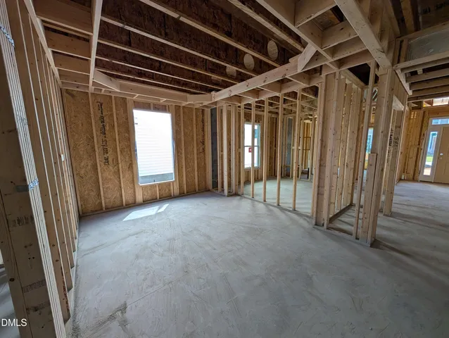 a view of large room with large windows